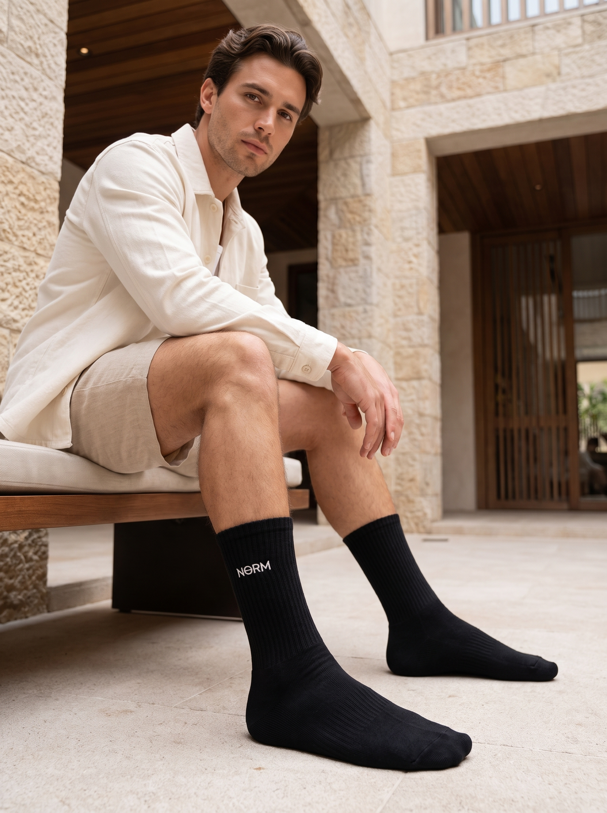 Signature Crew Sock Black